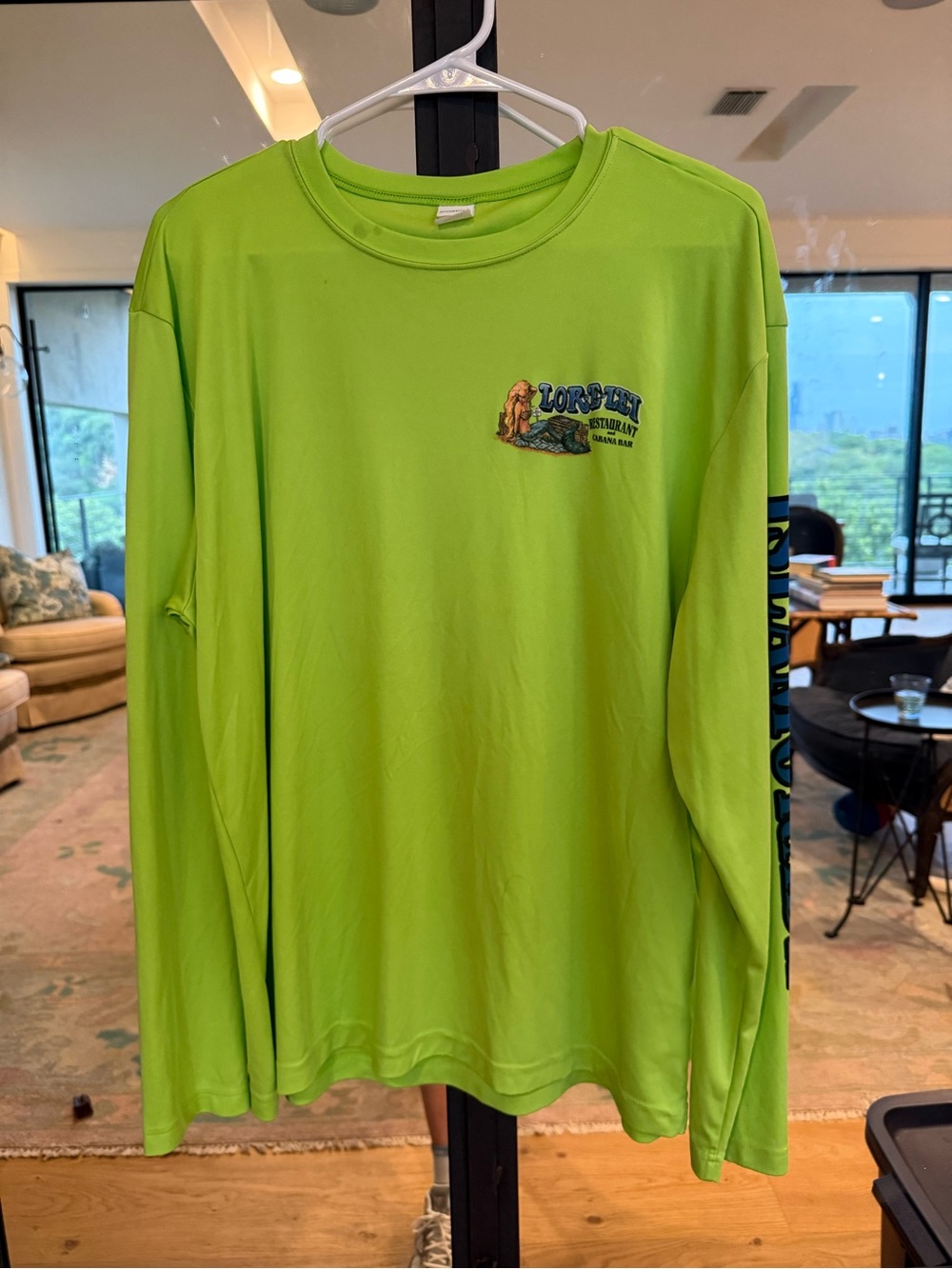 Lorelei’s Bright Lime Long Sleeve Fishing Tee